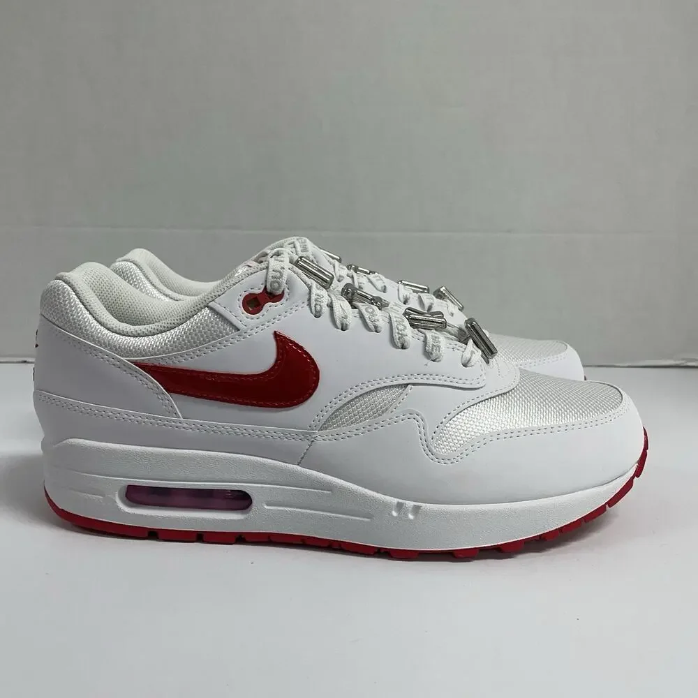 Nike Air Max 1 Premium Valentine’s Day Pack White HV2303 100 Size 11.5 Men Red